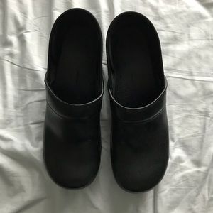 Dansko Black Clogs 40